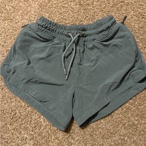 Athleta Girl Sage colored Athletic Shorts